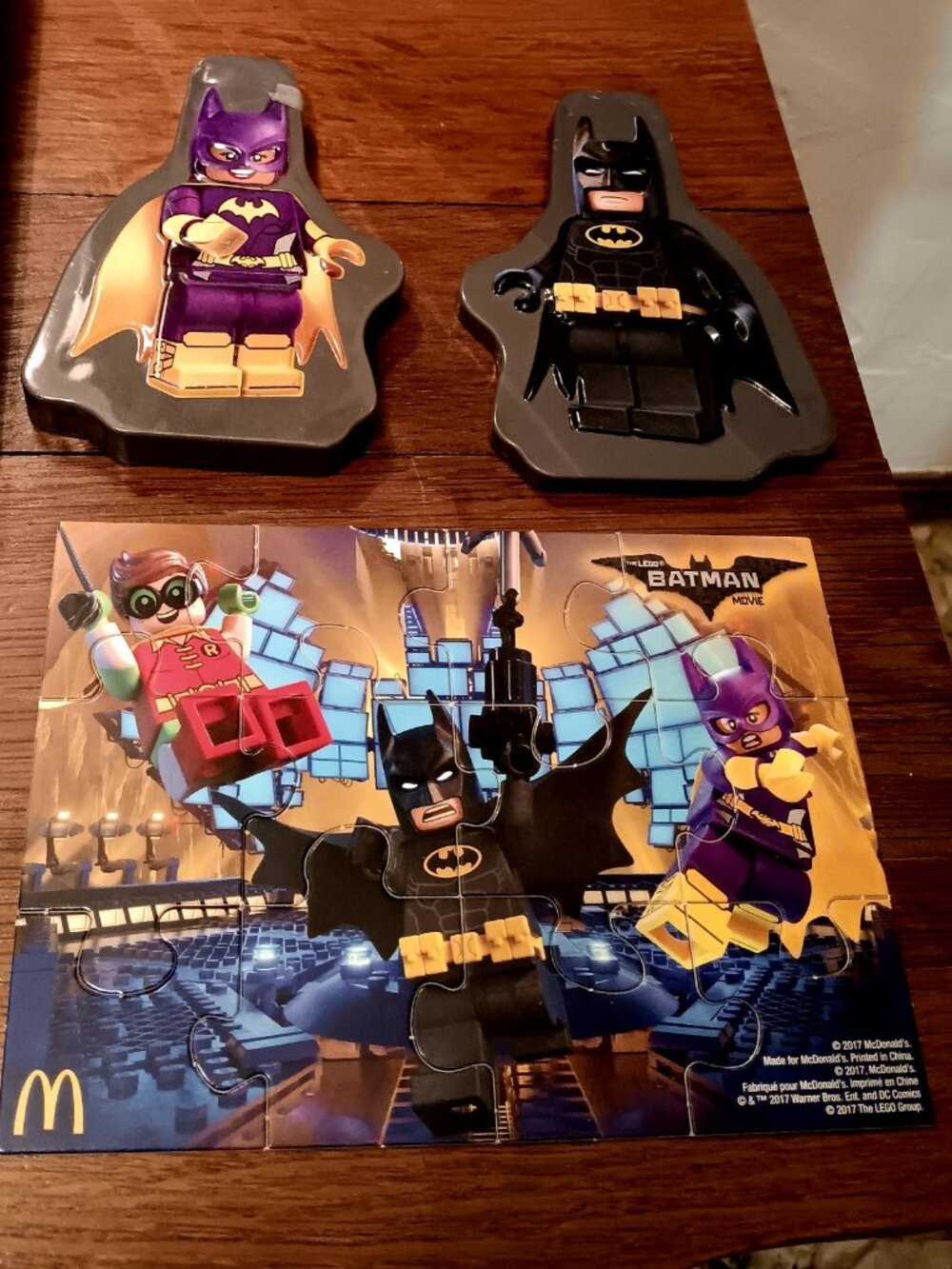 McDonald's The LEGO Batman Movie Tin & 12pc Puzzle, LN